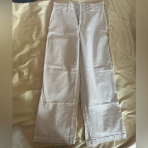 J.Crew Cream Striped Pants Size 28
